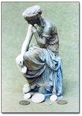 A Bronze Statue Psyche by Moreau