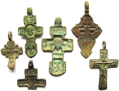 14 Russian Orthodox Crucifixes