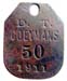 1911 NYS Coeymans Dog Tag