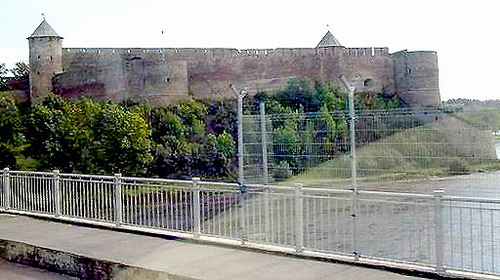 27- Ivangorod Fortress on Narva River, Russia