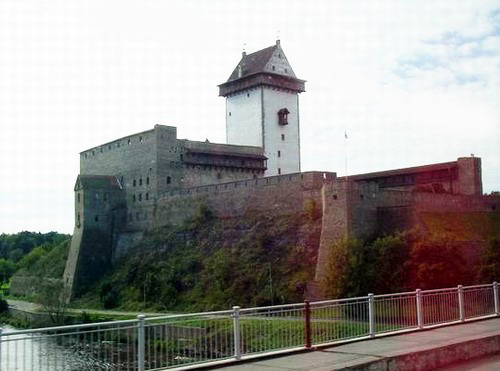 28- Narva Fortress on River, Estonia