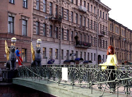 57- Bank Bridge over Griboedov Canal, St. Petersburg, Russia