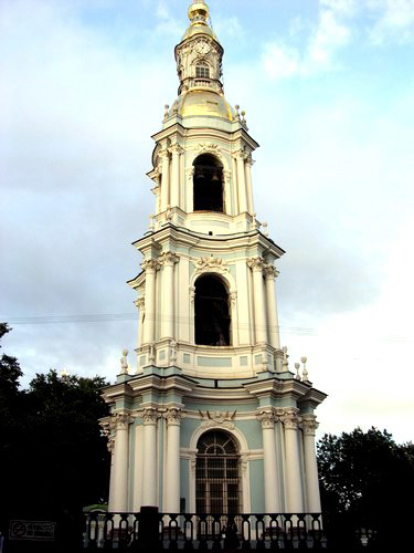 59- Cathedral of Smolny Monastery (ca. 1769), St. Petersburg, Russia