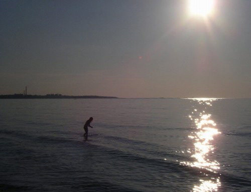 080- Evening on Baltic Seashore