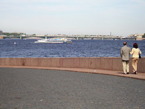106- View on Kirovsky Bridge (one of 300 bridges in St. Petersburg)