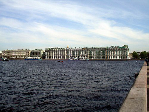108- View on Hermitage Museum (Tzar's Winter Palace)