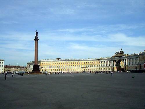 111- Palace Square, ca. 1829 (place of the Bolshevik Revolution in 1917)