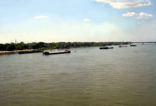 174- Barges on the Ob River