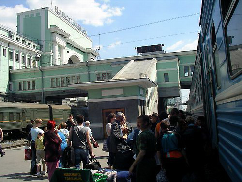 176- Railway Station in Novosibirsk