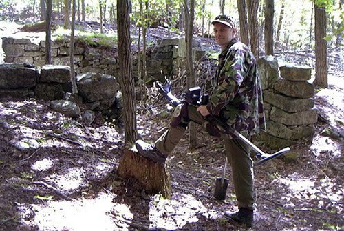 04- Foundation of Colonial House, Adirondacks, NY