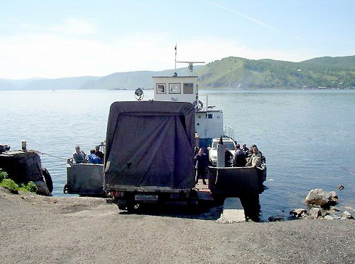 008- Loading Vehicles on a Ferry