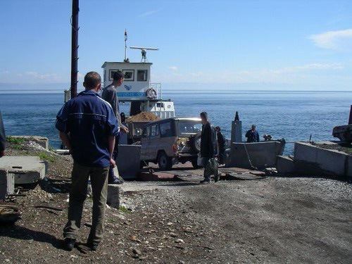 025- Vehicles are Backing Up and Off the ferry