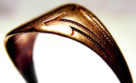 01 Rose Gold Signet Ring