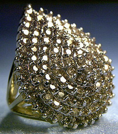 20 A Dream Diamond Rosette Ring To Be Found