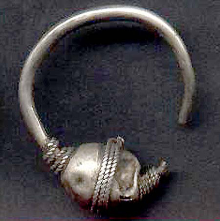 01 Medieval Silver Earring