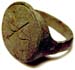 03 Bronze Signet Ring, circa 18th Century