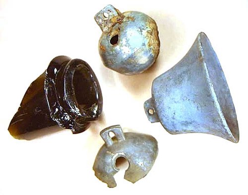 Bottle Fragment, Crotal and Sleigh Bells