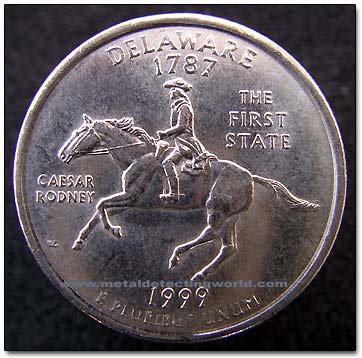 1999 Delaware State Quarter