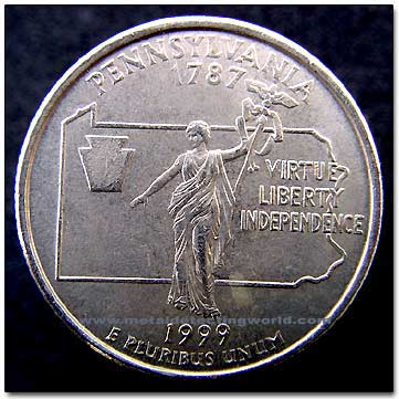 1999 Pennsylvania State Quarter