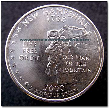 2000 New Hampshire State Quarter