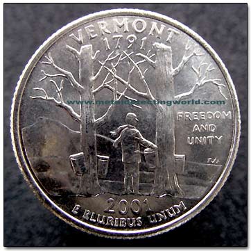 2001 Vermont State Quarter