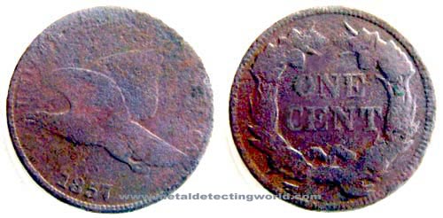 1857 Flying Eagle Cent