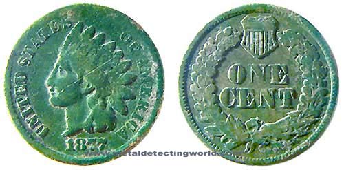 1877 Rare Indian Head