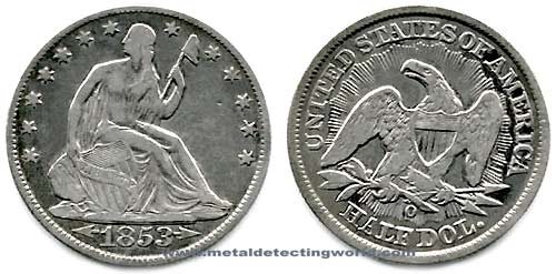 Half Dollar Seated Liberty Variety 2