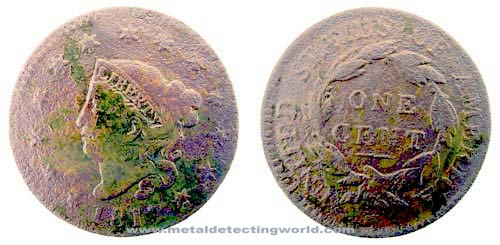 1817 Large Cent Matron Head