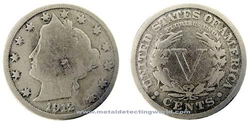 1912D Liberty Nickel Variety 2