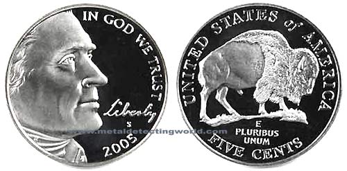 Nickel Reverse Bison 2005