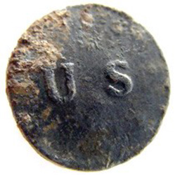 American 1812 War Army General Service Button