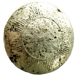 American 1812 War Unidentified Button