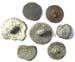 Cast Pewter and Brass Uniform Buttons, ca. War 1812