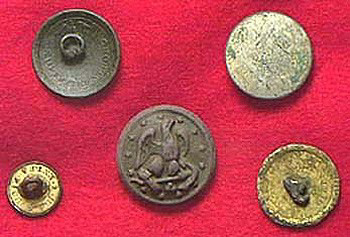Uniform Military Buttons 1851-54