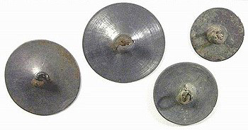 Hessian Pewter Buttons, American Revolution War, ca. 1777