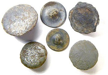 Rev War Period Pewter Buttons