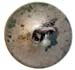 Plain Cast Pewter Button, American Revolution Period