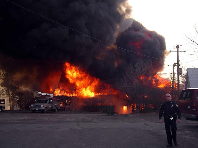 14 Entire Block Burning