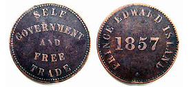 1857 prince Edward Island Token