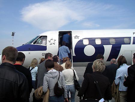 Boarding an Airjet