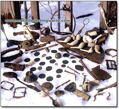 Relics recovered with a Metal Detector Relics recovered with a Metal Detector