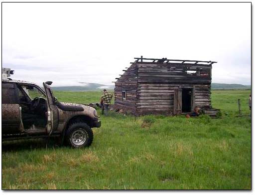 Log Shack Found To Be Our Shelter Overnight