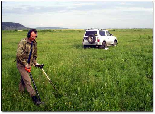 Siberian Treasure Hunter Sergei Is Metal Detecting