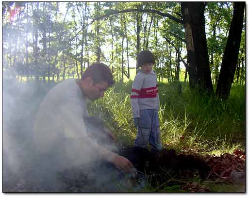 Making Camp-Fire