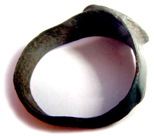 Medieval Bronze Signet Ring 3
