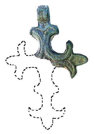 Bronze Crucifix Fragment 2