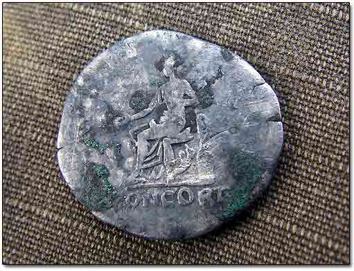 Roman Silver Denarius, ca. 330 AD