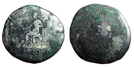 Roman Silver Denarius, ca. 330 AD 2