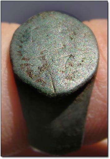 Medieval Bronze Signet Ring 2